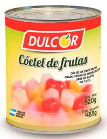 COCTEL DULCOR FRUTAS LIGHT x 800gr